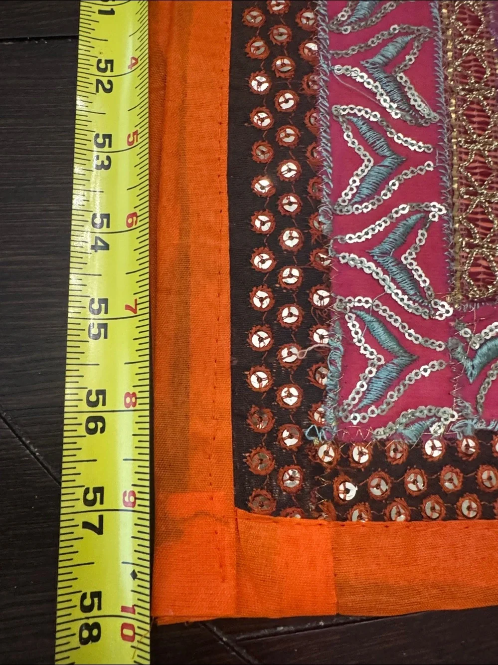 N/A vibrant embroidered